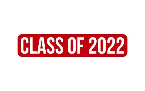 Class of 2022 Rubber Stamp Seal Vector Illustrazione stock