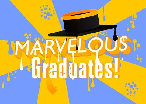 Class of 2024 Graduation design template Graffiti tag. Abstract modern stre.. Stock Illustration