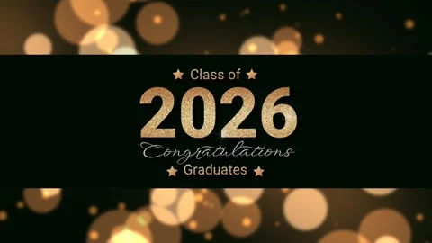 Class of 2026 Graduation Stock Footage 326837199