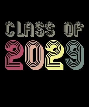 Class of 2029 Stock Illustration