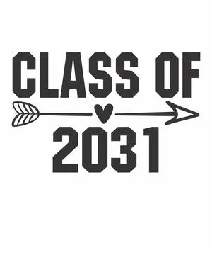 Class Of 2031 Stock Illustration