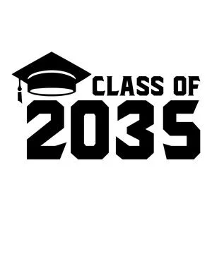 Class Of 2035 Stock Illustration