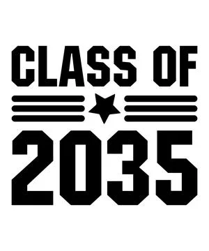 Class of 2035 Stock Illustration