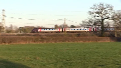 Class 220 Voyager Train Stock Footage 105024589