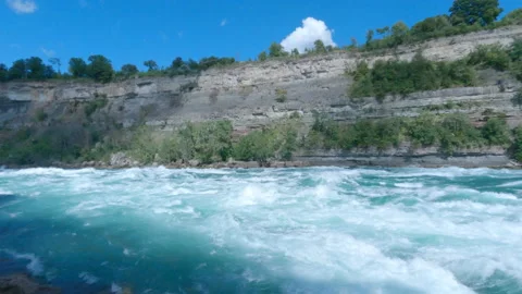 Class 6 Rapids Time-lapse, Niagara Falls Stock Footage 160519013