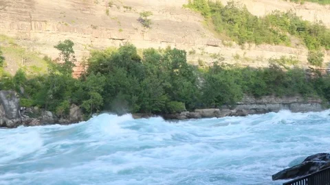 Class 6 rapids on White River Stock Footage 114018518