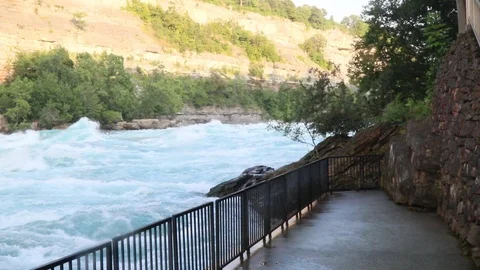 Class 6 rapids on White river Stock Footage 114018560