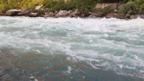 Class 6 rapids at White river Stock Footage 114019251