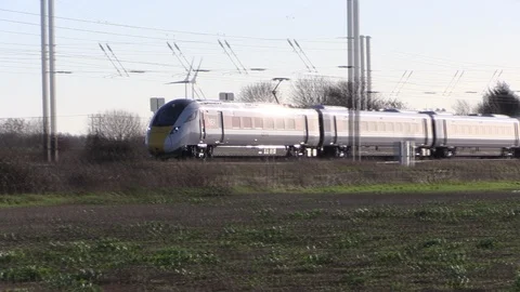 Class 800 Azuma Testing Video stock 101419642