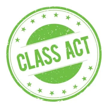 CLASS-ACT stamp sign Stock Illustration