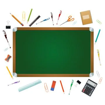 Class board Stock Illustration