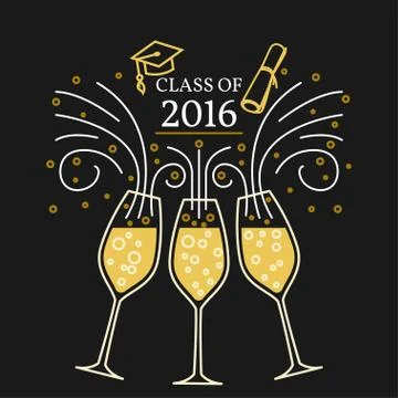 Class off greeting card . For web design and application interface, also us.. Stock Illustration