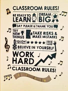 Class rules Stock Illustration