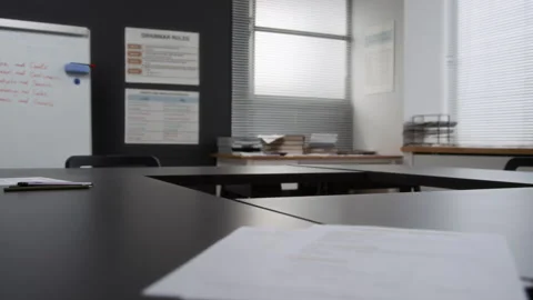 Class Setting in Prison Stock Footage 328985612