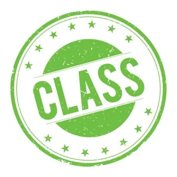 CLASS stamp sign Stock Illustration