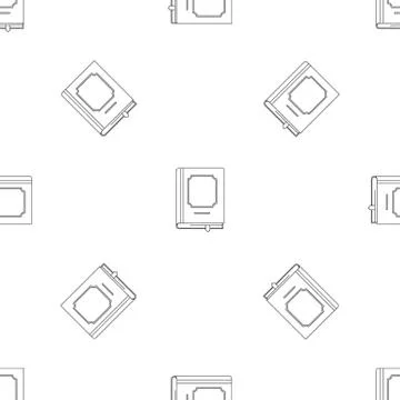 Classbook pattern seamless vector Stock Illustration