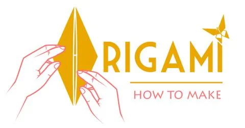 Classes Origami  logo Stock Illustration