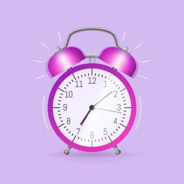 Classic alarm clock Stock Illustration