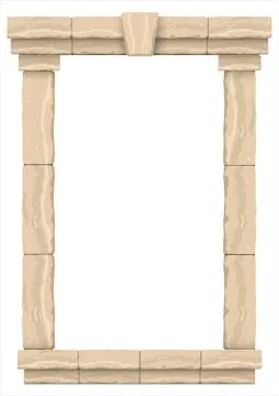 Classic antique arch Stock Illustration