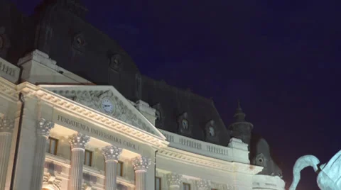 Classic Architecture Building Tilt Stock Footage 27624207