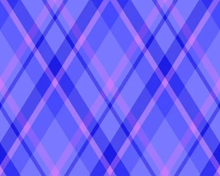 Classic argyle pattern featuring intersecting diamond shapes in vibrant blue  Stock Illustration