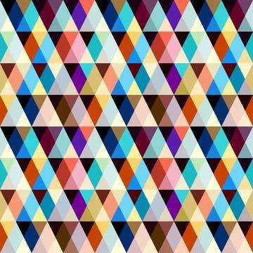 Classic argyle seamless pattern background. Vector image. Triangles pattern. Illustrazione stock