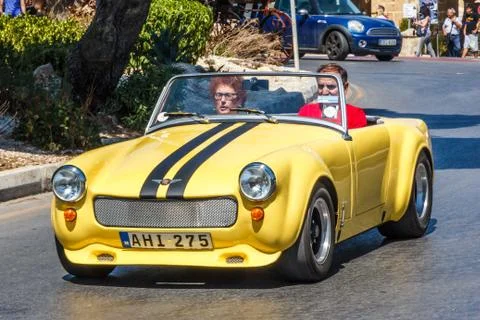 A classic Austin Healey Sprite Foto stock