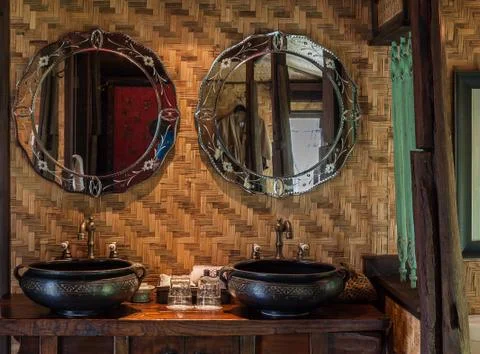 Classic bathroom Stock Photos