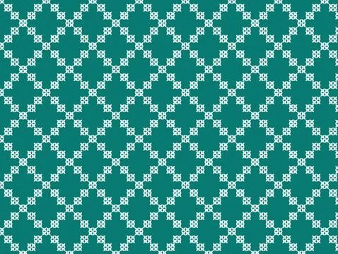 Classic batik seamless pattern background geometric mandala wallpaper. Stock Illustration