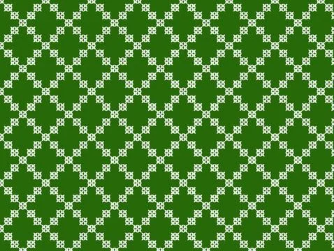 Classic batik seamless pattern background geometric mandala wallpaper. Stock Illustration