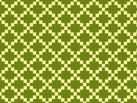 Classic batik seamless pattern background geometric mandala wallpaper. Stock Illustration