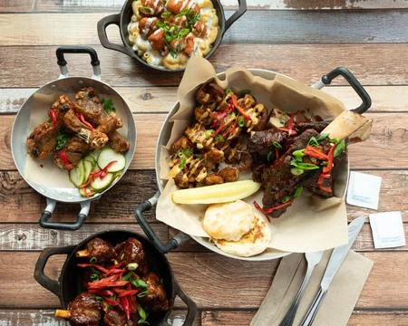 Classic Bbq Dining Stock Photos