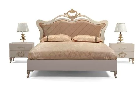 Classic bed Stock Photos