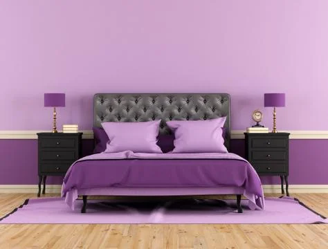 Classic bedroom Stock Illustration