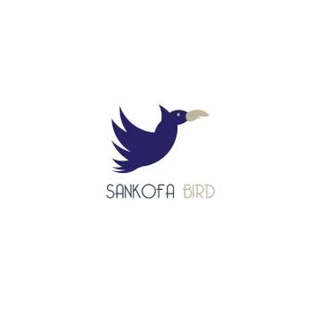 Classic bird logo design Stock Illustration
