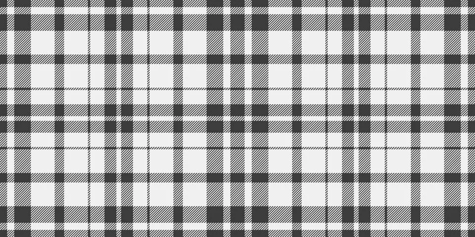 Classic black and white plaid pattern.  Elegant, timeless design perfect for  Illustrazione stock