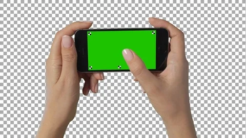 Classic black iPhone SE smartphone in hands with tap gesture. Stock Footage 124522666