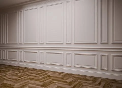 Classic blank interior Stock Illustration