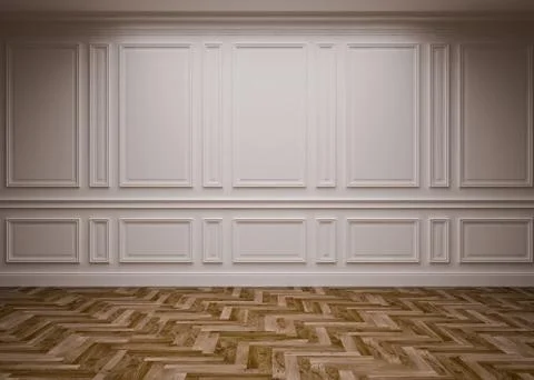 Classic blank interior Stock Illustration