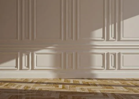 Classic blank interior Stock Illustration