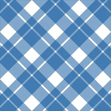 Classic Blue Argyle Seamless Textile Pattern Stock Illustration