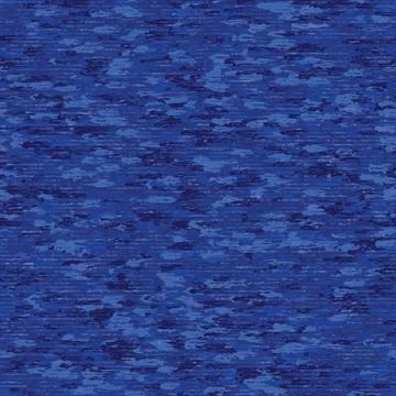 Classic blue blurred vector texture seamless pattern. Variegated soft blended Stock Illustration