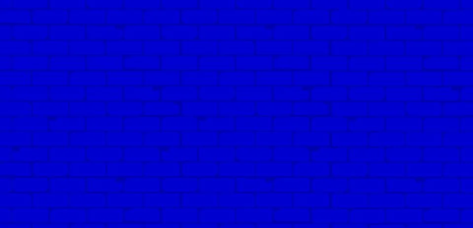 Classic Blue Engineering Brick Wall Illustrazione stock