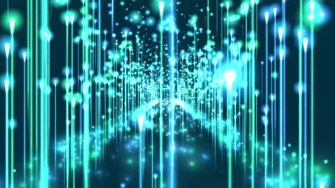 Classic Blue Green Comets Road Motion Background Stock-Footage 278684400