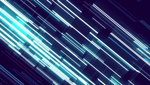 Classic  Blue Neons Lines  Motions Backgrounds 스톡 동영상 264728811