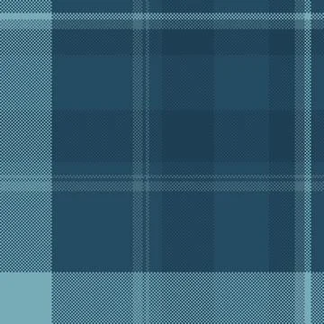 Classic blue plaid pattern with pixelated texture. Ideal for backgrounds, dig Stock Illustration