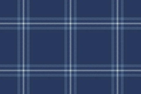 Classic blue plaid pattern, reminiscent of traditional textiles. Ideal for ba Stockillustratie