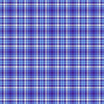 Classic blue plaid pattern, seamless and versatile. Ideal for backgrounds, .. Stock Illustration