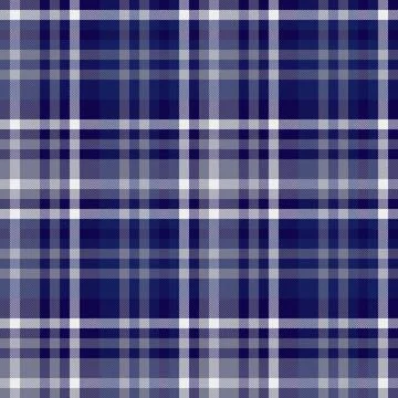 Classic blue plaid pattern. Seamless design, herringbone texture. Versatile f Stock Illustration