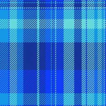 Classic blue plaid pattern, versatile for backgrounds or design elements. Tra Stock Illustration